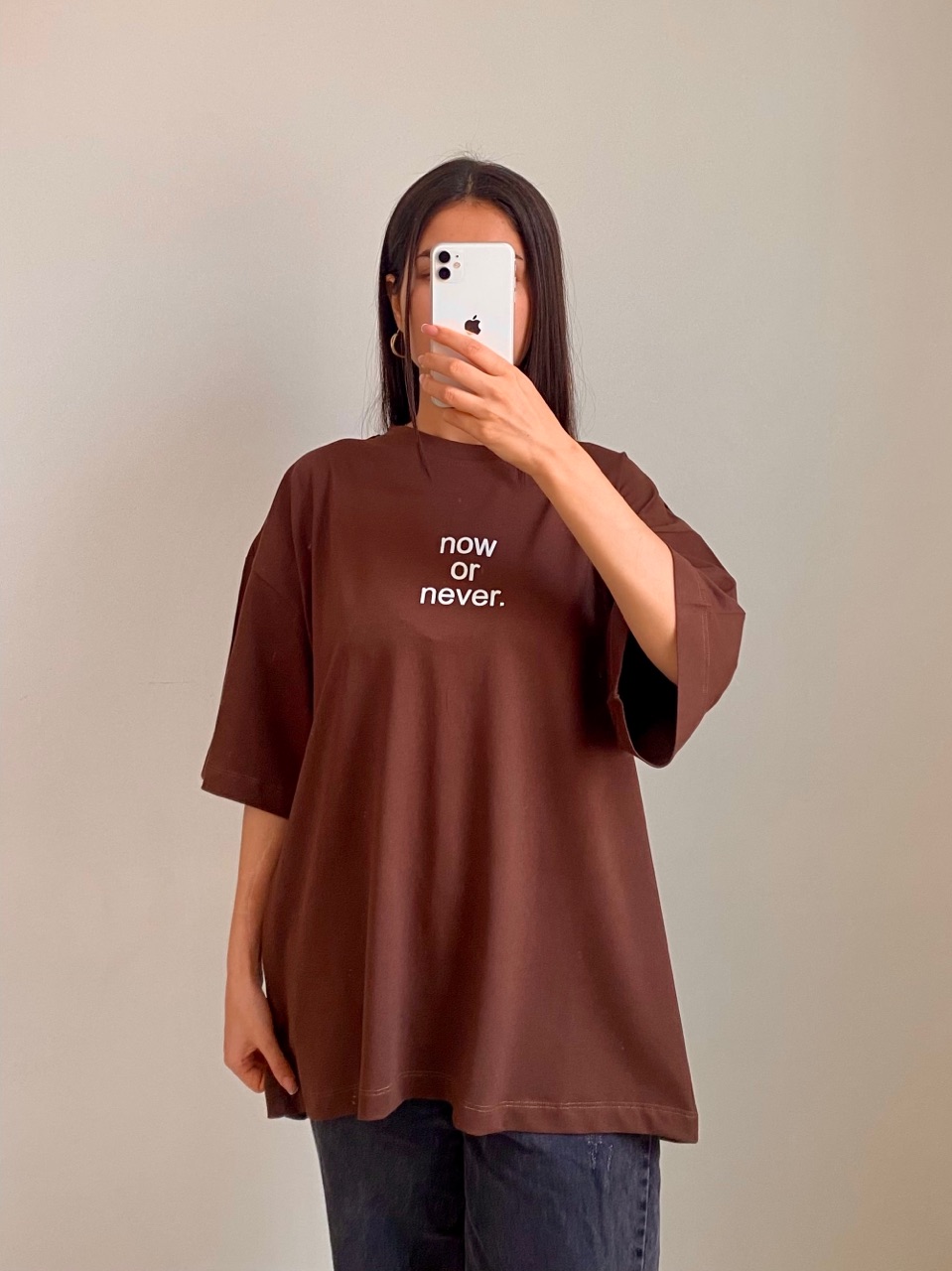 تیشرت لانگ زنانه رنگی